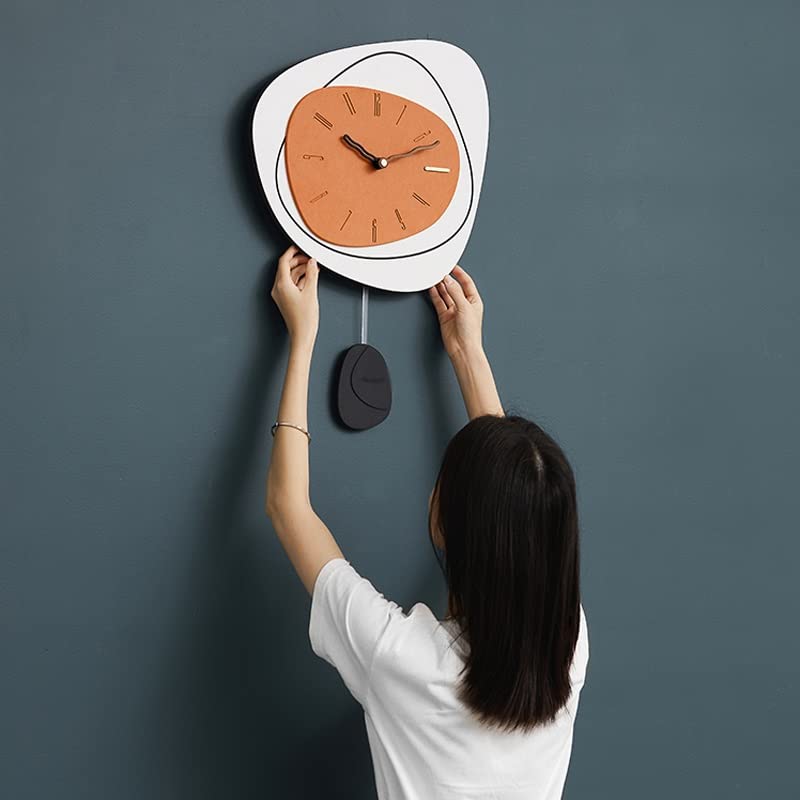 Genérico Reloj De Pared Sin Agujeros para Decoración del Hogar En Comedor Porche Y Dormitorio Reloj Pared Salon