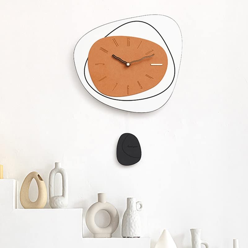 Genérico Reloj De Pared Sin Agujeros para Decoración del Hogar En Comedor Porche Y Dormitorio Reloj Pared Salon