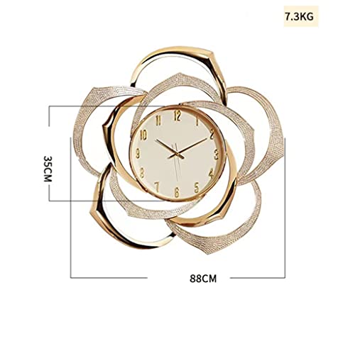 Genérico Reloj De Pared Decorativo para Restaurante Y Salón Pintura De Pared única para El Hogar Reloj Pared Salon