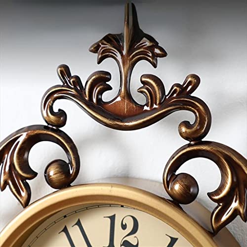 Genérico Reloj de Pared Creativo Art Deco, Reloj de Pared para el hogar, Sala de Estar, Reloj de Pared para Dormitorio (Color: A, tamaño: 37 * 54 cm)