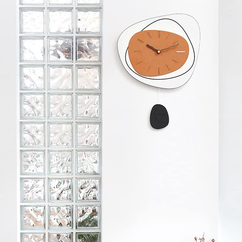 Genérico Reloj De Pared Sin Agujeros para Decoración del Hogar En Comedor Porche Y Dormitorio Reloj Pared Salon